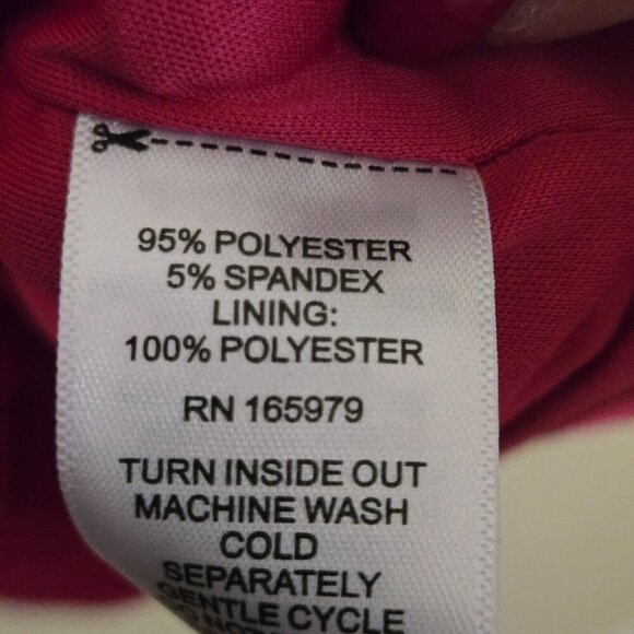 Cable & Gauge Red Sequined Cap Sleeve Sheath Dress Party Formal Holiday Size L - Picture 4 of 4